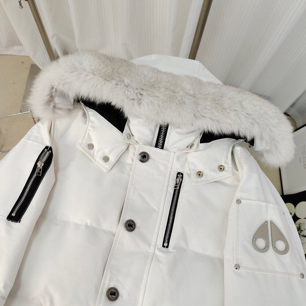 Moose Knuckles White Down Jacket - image 3